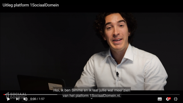     Hoe werkt het platform 1SociaalDomein?
